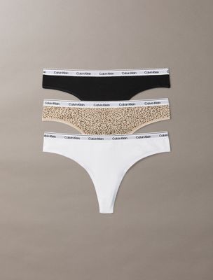 multi 3 pack brazilian briefs - icon logo for women calvin klein