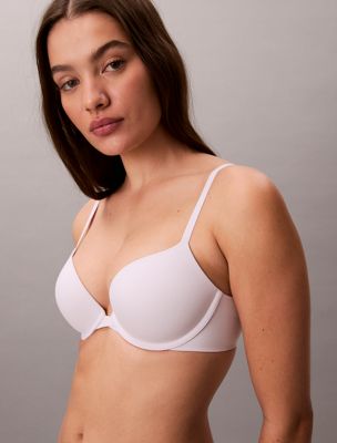 reggiseno con scollo profondo push up - perfectly fit grey da donne calvin klein