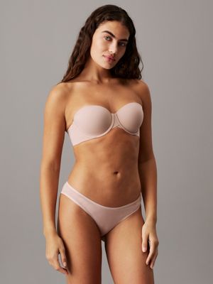 cedar strapless demi bra - perfectly fit for women calvin klein