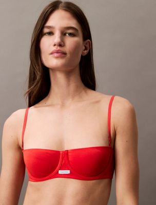 molten balconette bra - cotton modal bare for women calvin klein