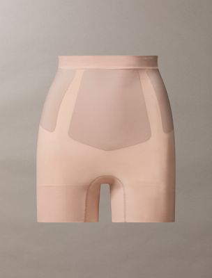 cedar high waisted shapewear shorts - secure sculpt for women calvin klein