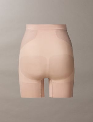 cedar high waisted shapewear shorts - secure sculpt for women calvin klein