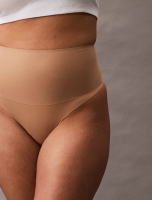 saddle shapewear thong - second skin smoothing for women calvin klein