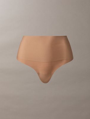 saddle shapewear thong - second skin smoothing for women calvin klein