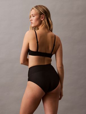 black shapewear briefs - second skin smoothing for women calvin klein