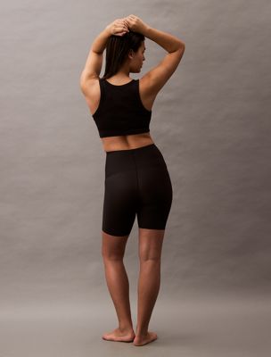 black shapewear shorts - second skin smoothing for women calvin klein