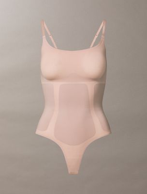 cedar shapewear thong bodysuit - secure sculpt for women calvin klein