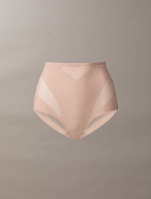 cedar sculpted shapewear briefs - stay put mesh for women calvin klein