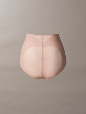 cedar sculpted shapewear briefs - stay put mesh for women calvin klein