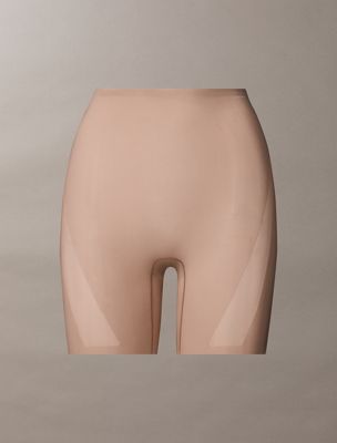 cedar sculpted shapewear shorts - stay put mesh for women calvin klein