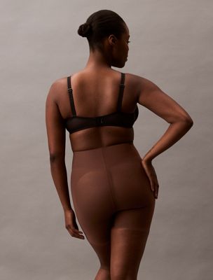 sunstone sculpted shapewear shorts - stay put mesh for women calvin klein