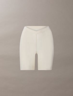 gray morn shapewear shorts - minimalist mesh for women calvin klein