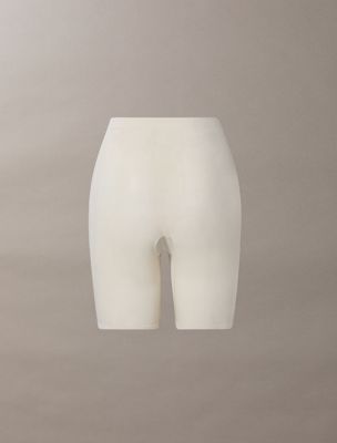 gray morn shapewear shorts - minimalist mesh for women calvin klein