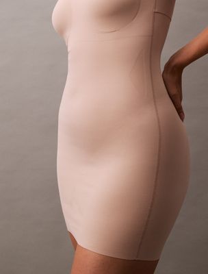 cedar shapewear slip dress - stay put stretch for women calvin klein