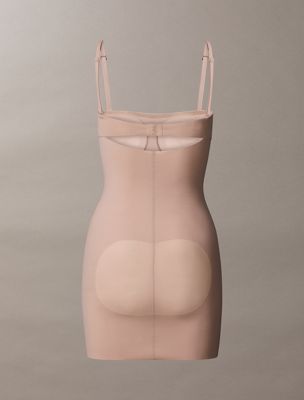 cedar shapewear slip dress - stay put stretch for women calvin klein