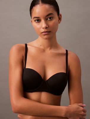 black strapless push up bra - perfectly fit for women calvin klein