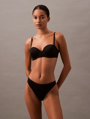 black strapless push up bra - perfectly fit for women calvin klein