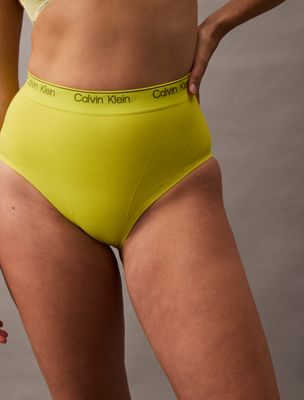 kewl lime high waisted briefs - icon shapewear for women calvin klein