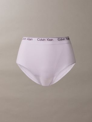 lilac quartz high waisted briefs - icon shapewear for women calvin klein