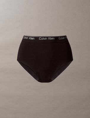 black high waisted briefs - icon shapewear for women calvin klein