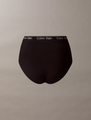 black high waisted briefs - icon shapewear for women calvin klein