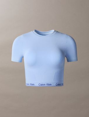 ice water shapewear short sleeve top - icon for women calvin klein