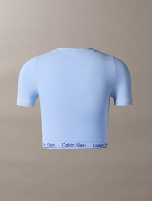 ice water shapewear short sleeve top - icon for women calvin klein