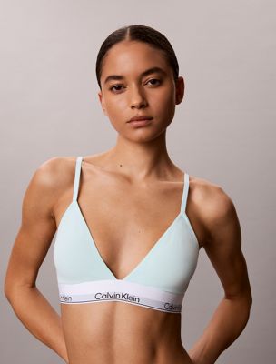 corpiño con forro ligero - icon cotton modal green de mujeres calvin klein