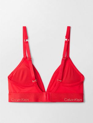 rouge leicht gefütterter bralette - lunar new year für damen - calvin klein