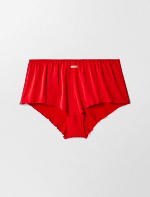 rouge satin tap shorts - lunar new year for  