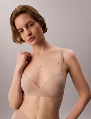 reggiseno a triangolo lift - perfectly fit custom lift pink da donne calvin klein