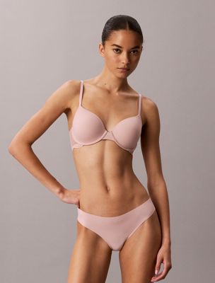 pink perfect bedekkende bh - perfectly fit lace voor dames - calvin klein