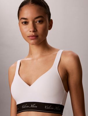white lift-bralette - icon cotton für damen - calvin klein