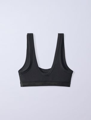 peat jung kook for calvin klein lightly lined bralette - heritage cotton for women calvin klein