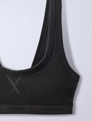 peat jung kook for calvin klein lightly lined bralette - heritage cotton for women calvin klein