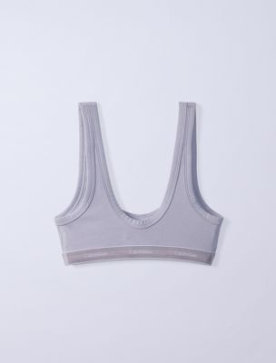 sterling jung kook for calvin klein lightly lined bralette - heritage cotton for women calvin klein
