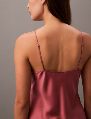 terrazzo satin cami pyjama top for women calvin klein