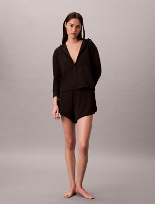 pantaloncini corti pigiama - ultra soft modal black da donne calvin klein