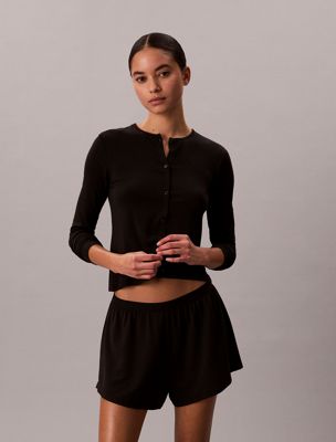 cardigan lounge - ultra soft modal black da donne calvin klein