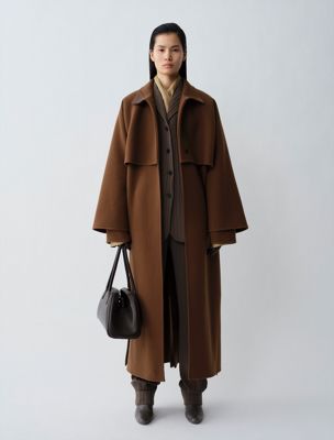 brown torba kuferek madi dla kobiety - calvin klein