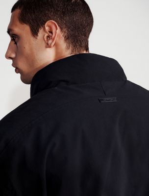 black padded bomber jacket for men calvin klein