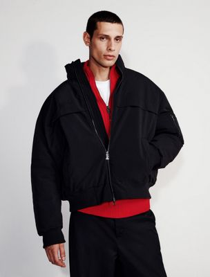 multi padded bomber jacket for men calvin klein