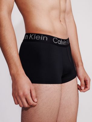 black low rise trunk for men calvin klein