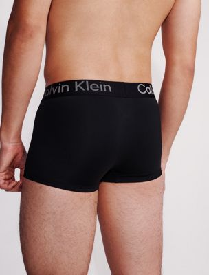 black low rise trunk for men calvin klein