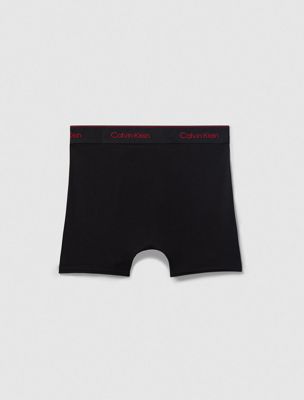 black modern cotton crossover trunk for men calvin klein