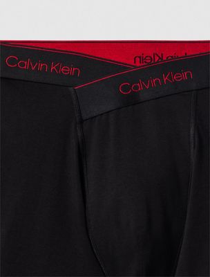 black modern cotton crossover trunk for men calvin klein