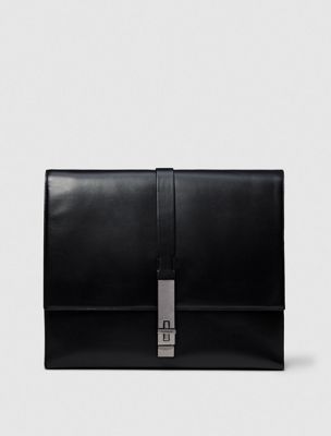 multi leather messenger bag for men calvin klein