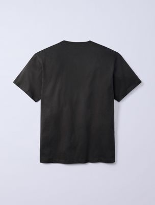 peat jung kook for calvin klein logo badge relaxed t-shirt for men calvin klein