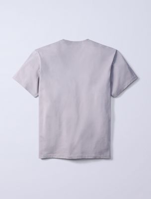 sterling jung kook for calvin klein logo badge relaxed t-shirt for men calvin klein