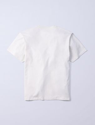 lily jung kook for calvin klein logo badge relaxed t-shirt for men calvin klein